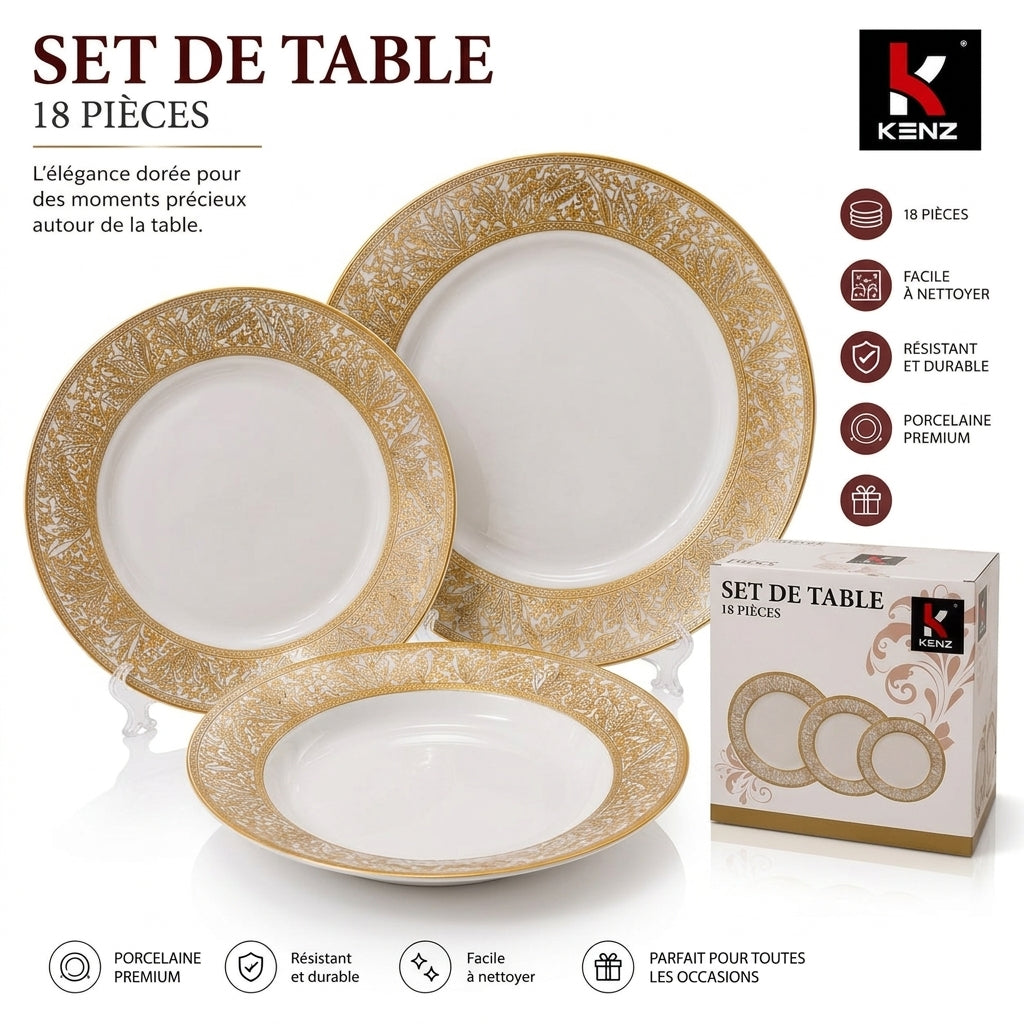 SET DINNER 18 PIÈCES